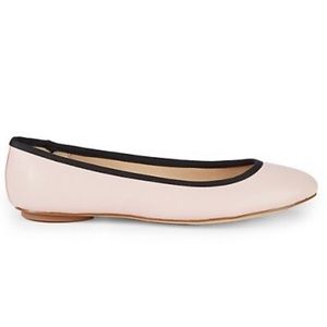 Karl Lagerfeld Cream and Black Flats